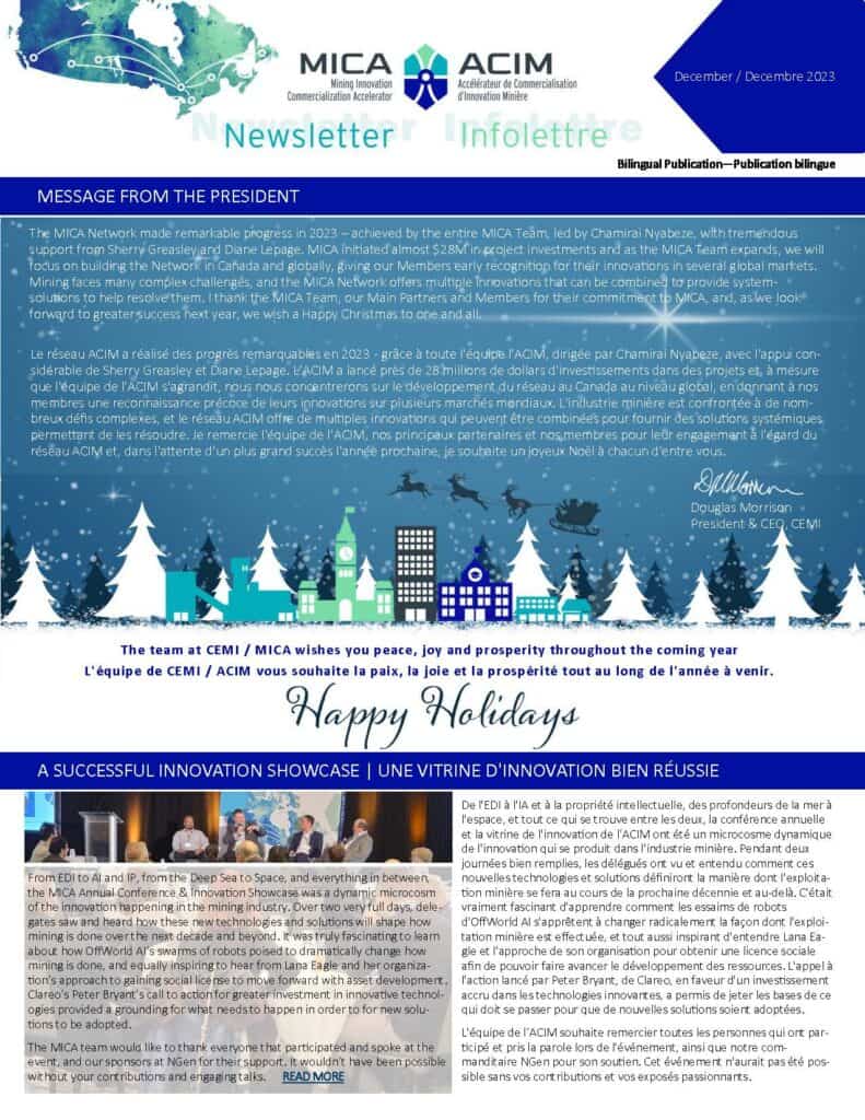 Newsletter - December 2023